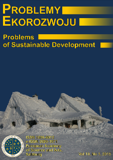 Problemy Ekorozwoju : studia filozoficzno-sozologiczne Vol. 10, Nr 1, 2015